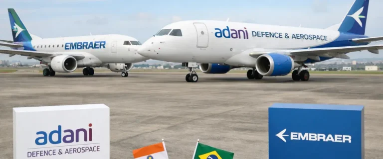 Adani Defence & Embraer Partner to Build Regional Transport Aircraft Ecosystem in India