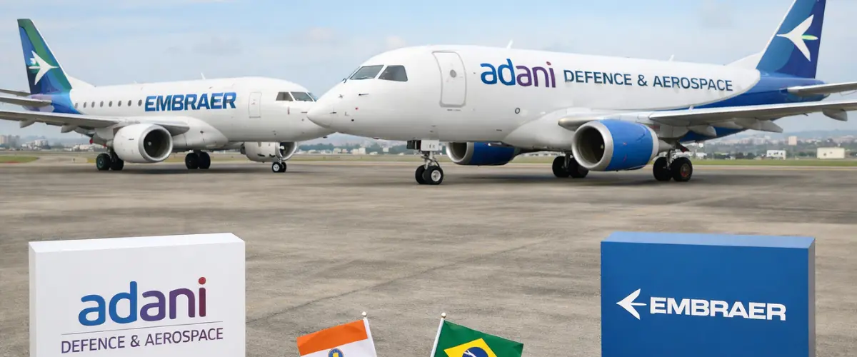 Adani Defence & Embraer Partner to Build Regional Transport Aircraft Ecosystem in India