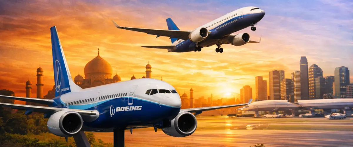 Boeing Forecasts 3,290 New Jets for India and South Asia
