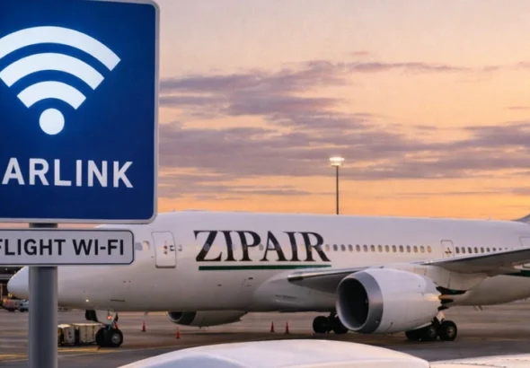 ZIPAIR Launches Asia’s First Commercial Flight with Starlink Inflight Wi-Fi