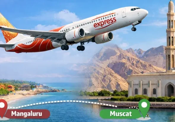 In a major boost for international connectivity, Air India Express is set to resume its direct flight service between Mangaluru and Muscat starting March 1, 2026.