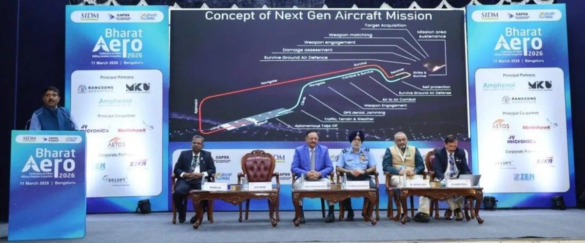 India Unveils Concept of Next‑Gen Aircraft Mission at Bharat Aero 2026 Conference