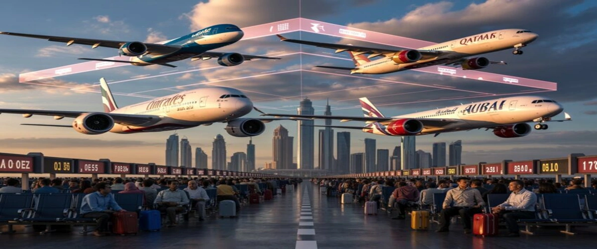 Emirates, Etihad Airways, Qatar Airways, flyDubai and More Airlines Around the World Restart or Working in Limited Operations as Gulf Airspace Boils with Fresh War Freezing Air Travel