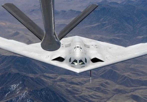 B-21 Raider Seen From Above for the First Time