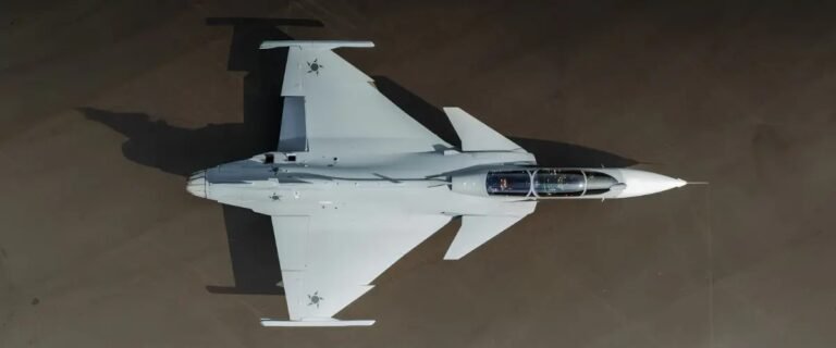Saab presents first Gripen F