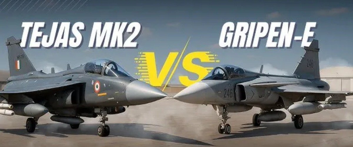 How India’s Cost-Effective Tejas Mk2 Aims to Challenge Saab’s Premium Gripen E in Global Medium Weight Combat Aircraft Markets