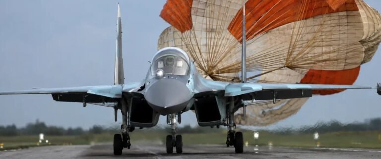Why Russian fighter jets use landing parachutes compared to US jets