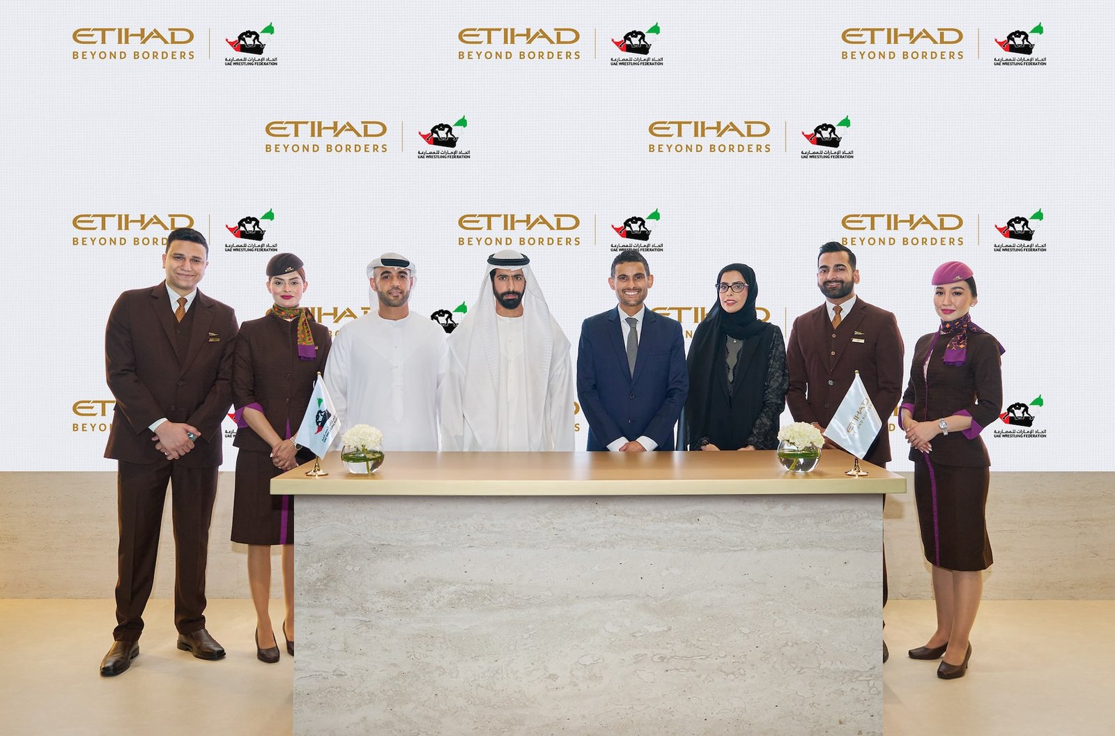 Etihad and UAE Wrestling Federation sign MoU to drive the growth of wrestling and support athletes across the UAE