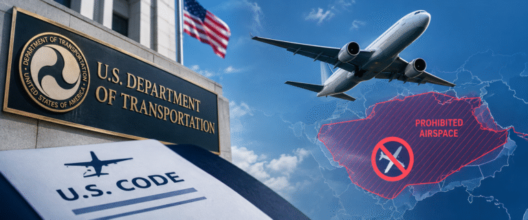 Trump’s Transportation Department Holds Foreign Airlines Accountable for Operating Flights in Prohibited Airspace Using U.S. Codes