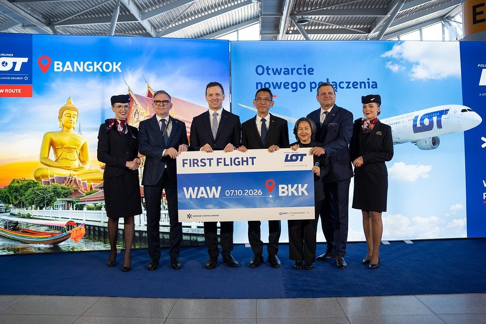 Bangkok. LOT Polish Airlines has launched a new direct connection with Asia